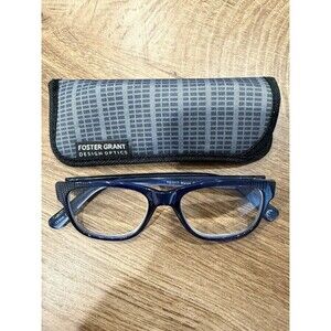 Foster Grant Reading Glasses with Soft Case TG1017 Maisie BLU 51-18-144